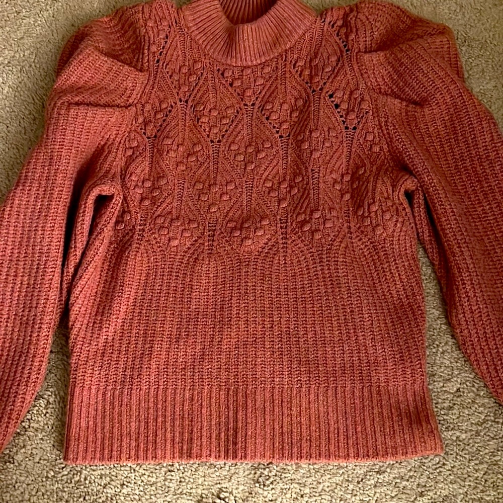 Blush Pink Cable Knit Sweater by Target